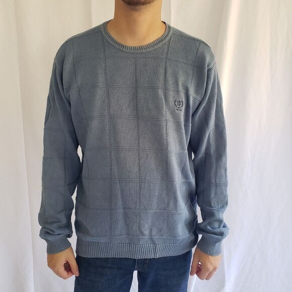 Blue‎ Cotton Izod Sweater - Picture 1 of 4